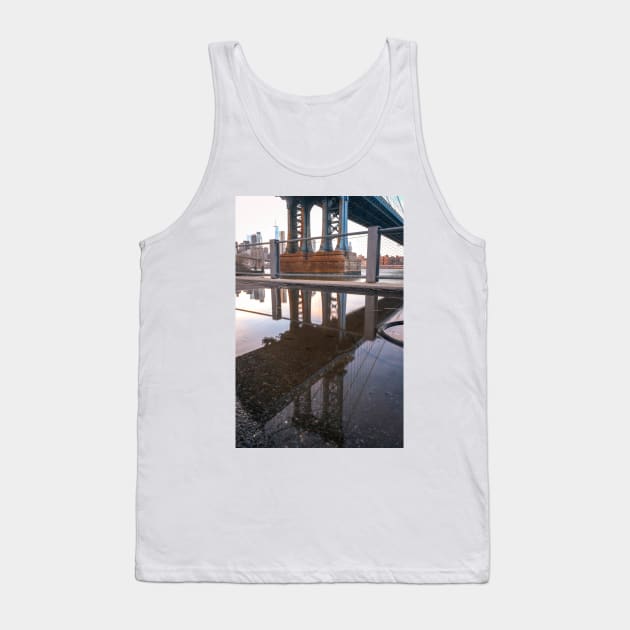 Manhattan Bridge Reflection Tank Top by igjustin